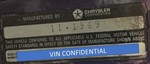 70 Charger Door VIN Decal Research Example