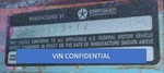 70 Charger Door VIN Decal Research Example