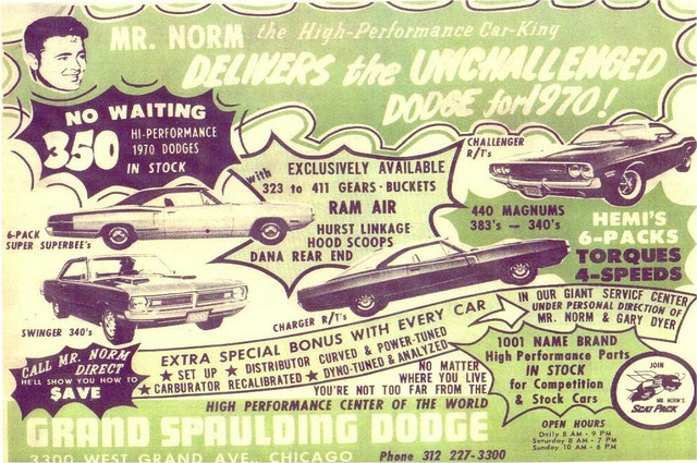Mr. Norms '70 Ad