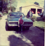 Jason Stands Proudly In Front Of Dad's Charger. Awesome!