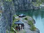 From the shooting of a music video by Loreen in Sweden