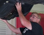 Mark Worman at Graveyard Carz sporting a 70 Charger Registry shirt